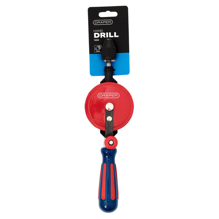 DRAPER 8mm 3/8in. Chuck Double Pinion Hand Drill: Model No.4900