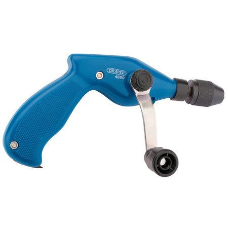DRAPER 8mm or 3/8in. Chuck Pistol Grip Hand Drill: Model No.4899