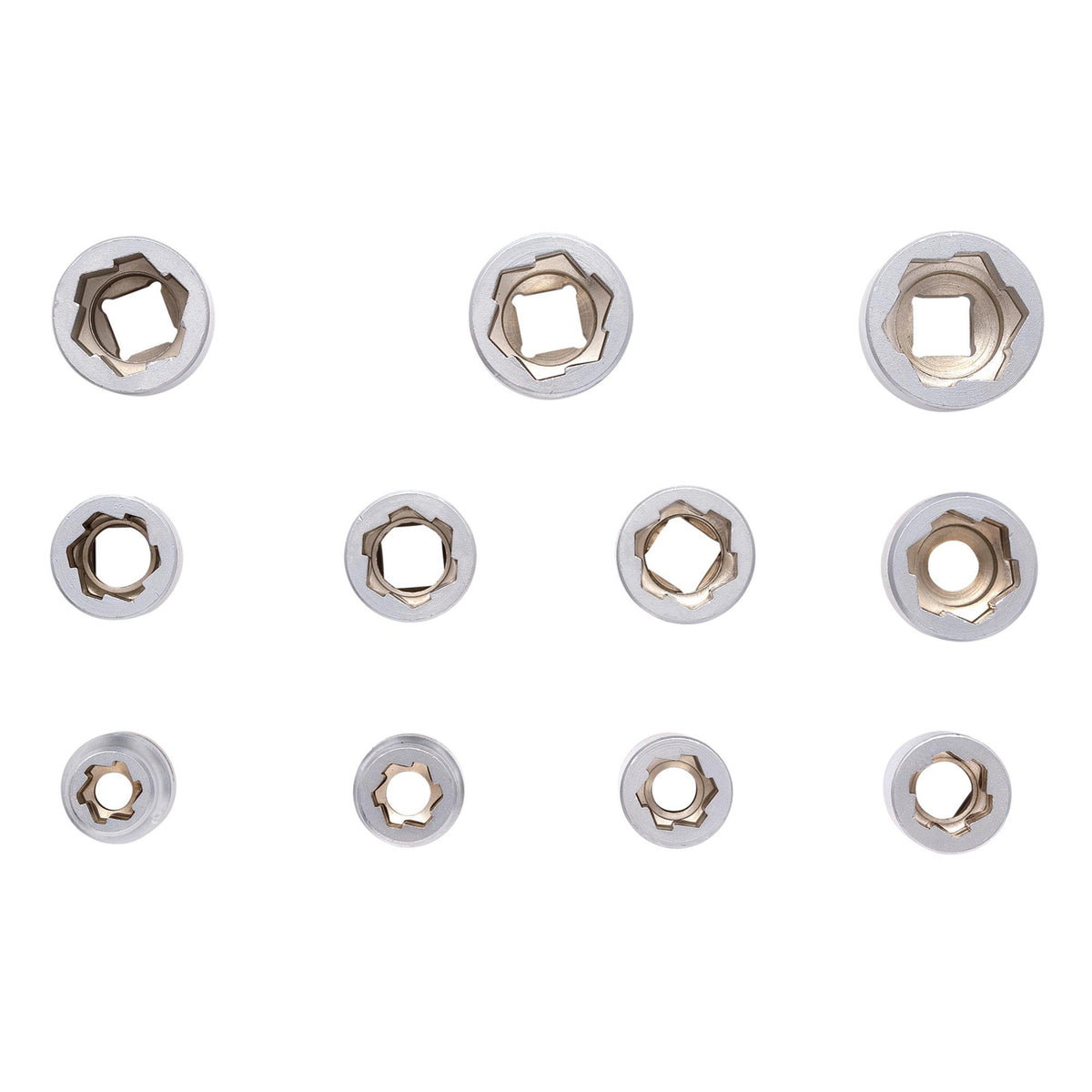 Bolt Extractor Socket Set, 3/8" Sq. Dr. (11 Piece): No.BE-11PC
