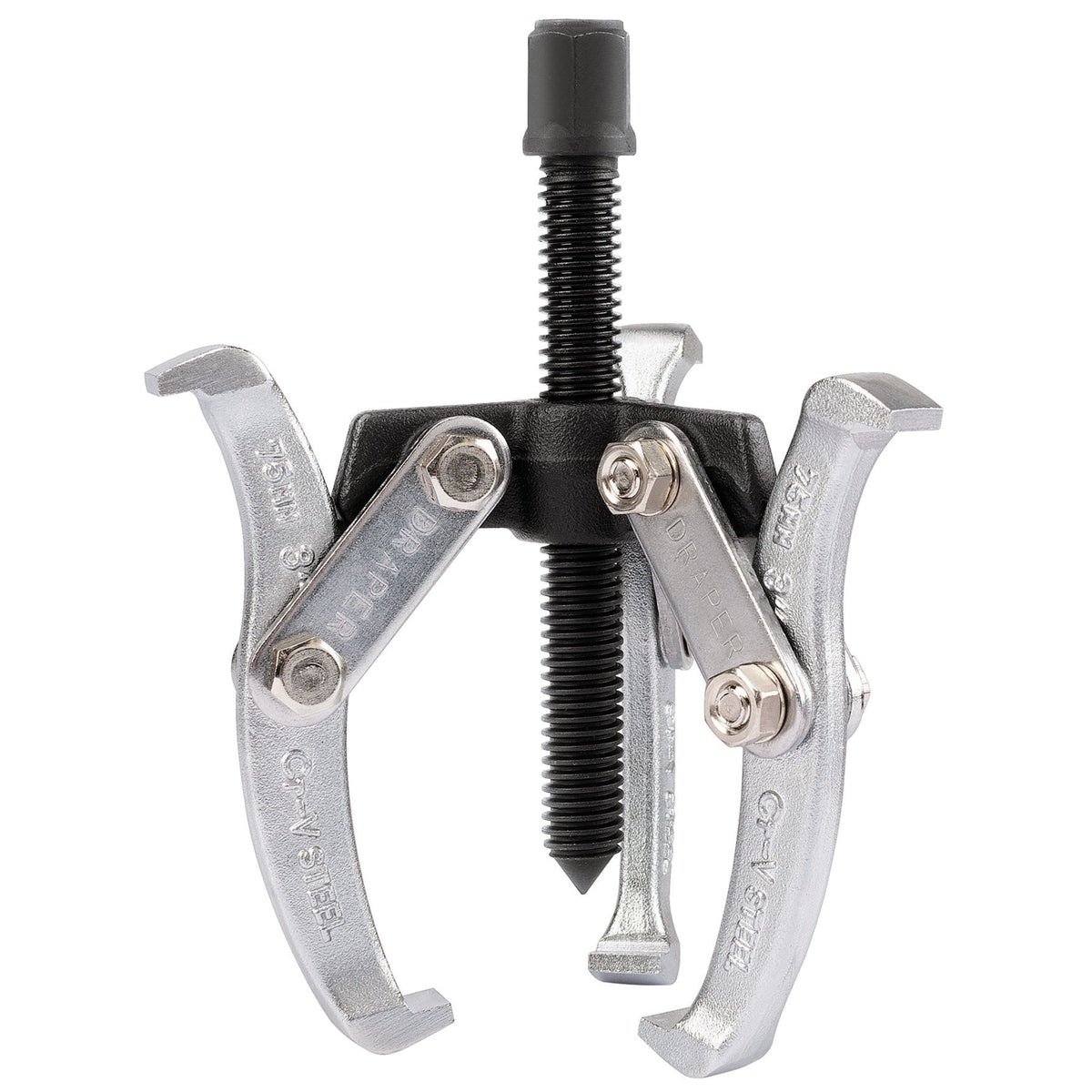 DRAPER 65mm Reach x 75mm Spread Triple Leg Reversible Puller: Model No.N133