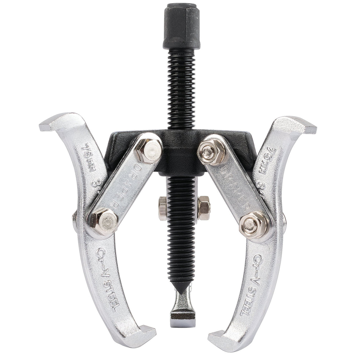 DRAPER 65mm Reach x 75mm Spread Triple Leg Reversible Puller: Model No.N133