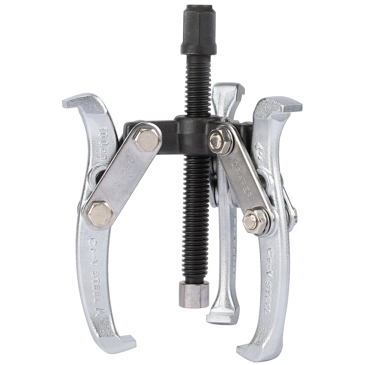 DRAPER 102mm Reach x 110mm Spread Triple Leg Reversible Puller: Model No.N133