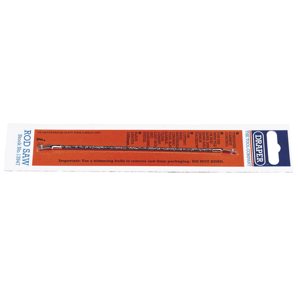 DRAPER 150mm Tungsten Carbide Tile or Rod Saw Blade: Model No.RS160/1