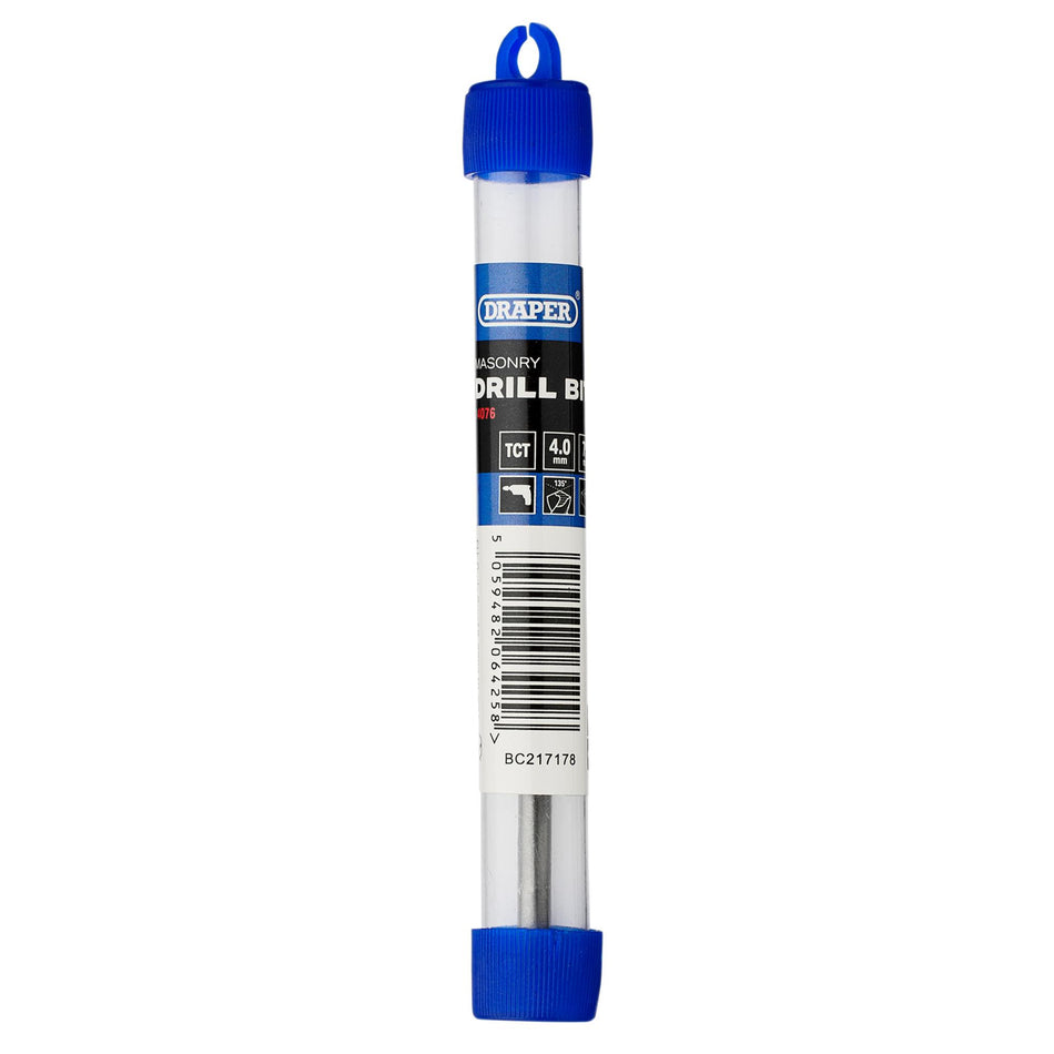 TCT Masonry Drill Bit, 4.0 x 75mm : Model No. DBMS