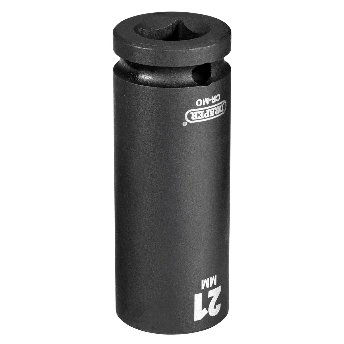 DRAPER Expert 21mm 1/2in. Square Drive Deep Impact Socket: Model No.410D-MM