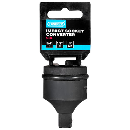 DRAPER Expert 3/4in.(F) x 1/2in.(M) Impact Socket Converter: Model No.326