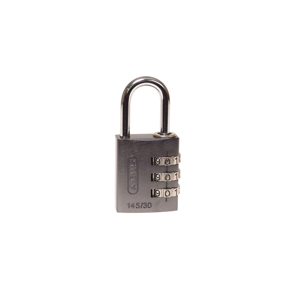 ABUS 145/30 30mm Aluminium Combination Padlock Titanium 46585