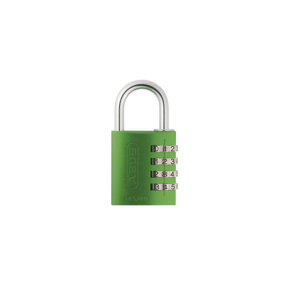 ABUS 145/40 40mm Aluminium Combination Padlock Green 49531