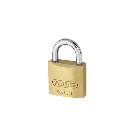 ABUS 55/30 30mm Brass Padlock Carded