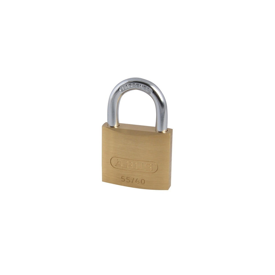 ABUS 55/40 40mm Brass Padlock Carded