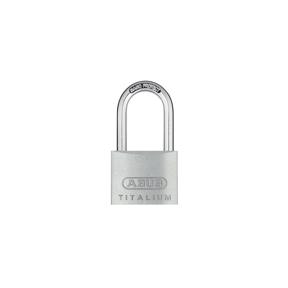 ABUS 64TI/40HB40 Titalium Padlock 40mm x 40mm Long Shackle Carded