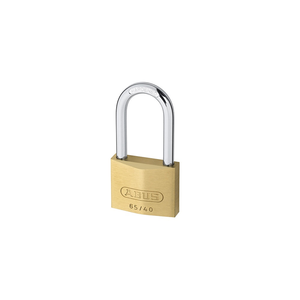ABUS 65/40HB40 40mm Brass Padlock 40mm Long Shackle