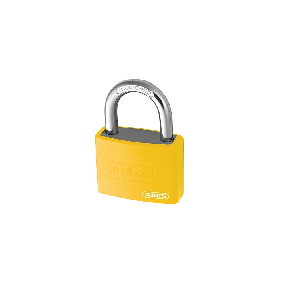 ABUS T65AL/40 40mm My Lock Aluminium Padlock Yellow Body 50032