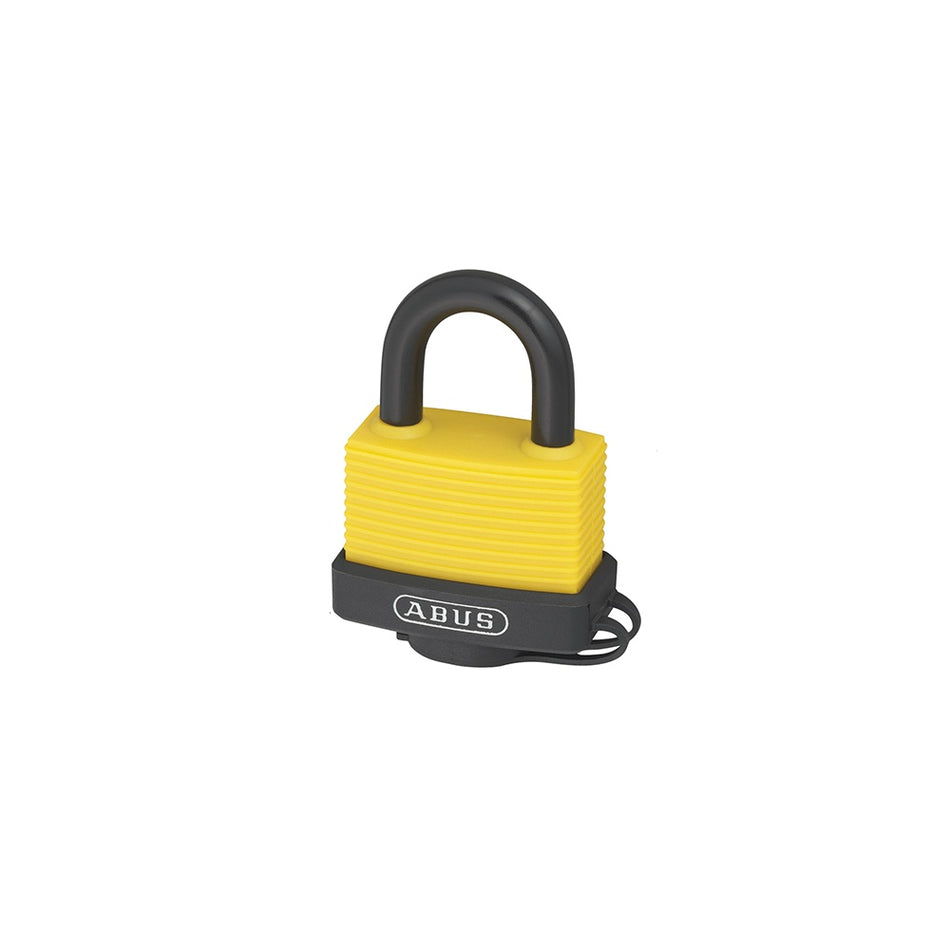 ABUS 70AL/45 45mm Aluminium Padlock Yellow 50265
