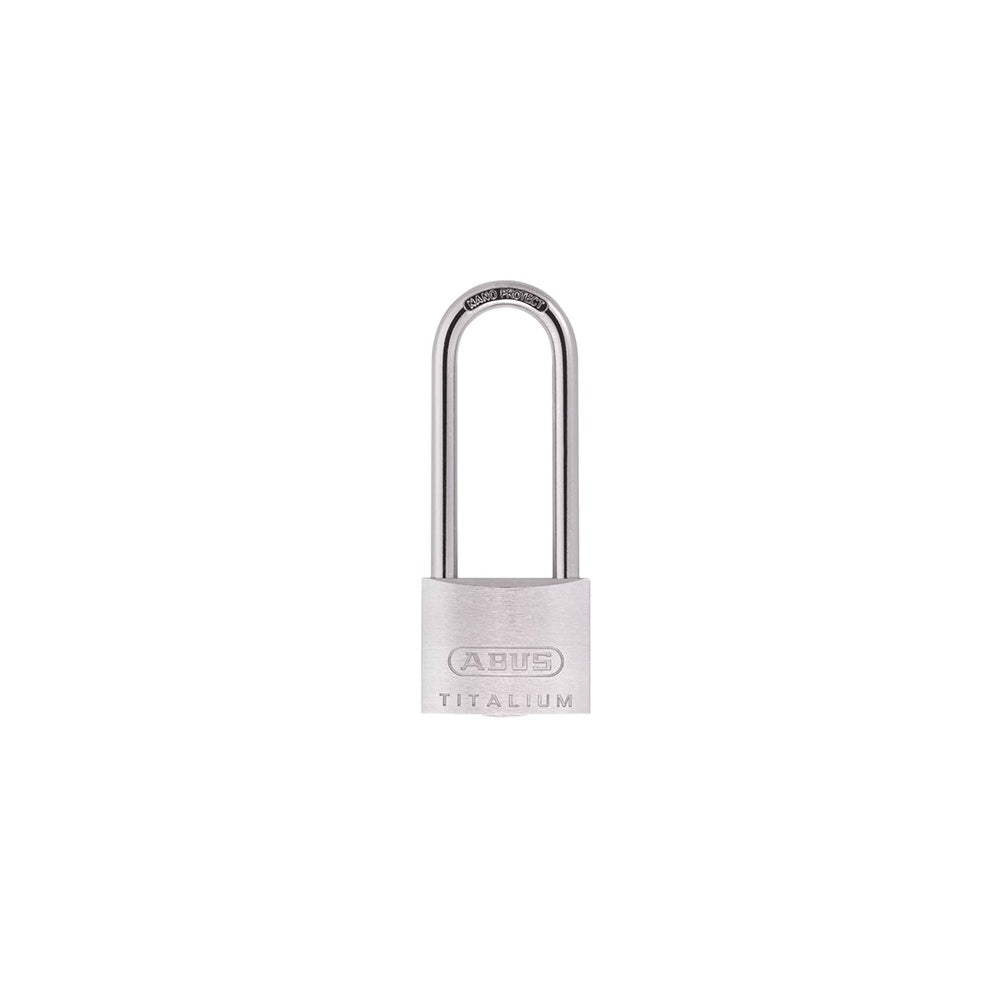 ABUS 80TI/40HB63 Titalium Padlock 40mm x 63mm Long Shackle Carded