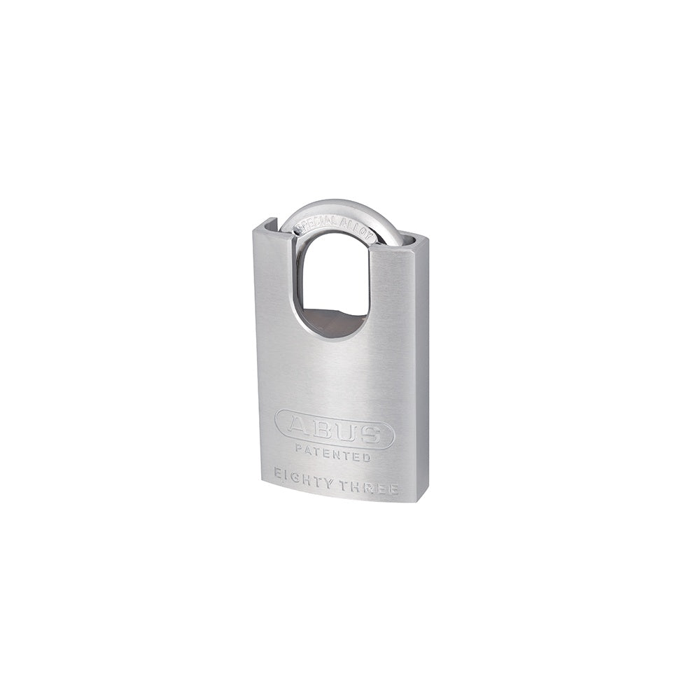 ABUS 83/50C 50mm Chrome Plated Brass Padlock Hardened Close Shackle
