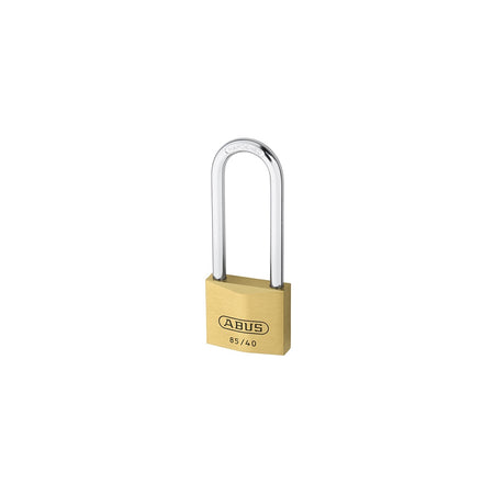 ABUS 85/40 40mm HB63 Brass Padlock 63mm Long Shackle Carded