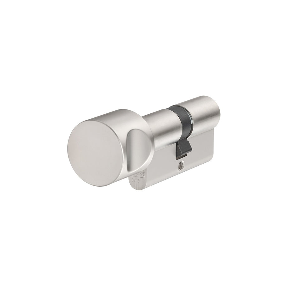 ABUS KE60NP Euro Thumbturn Cylinder Nickel Pearl Z45mm / K55mm