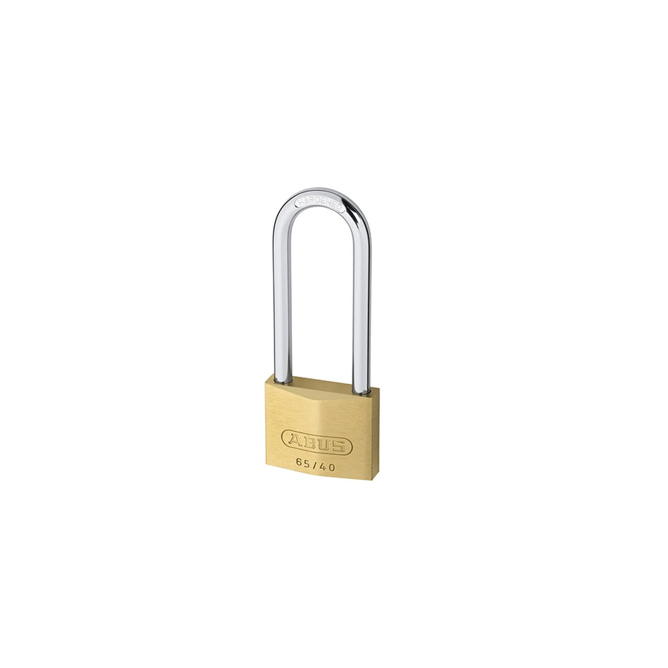 ABUS 65/40HB63 40mm Brass Padlock 60mm Long Shackle Keyed 406