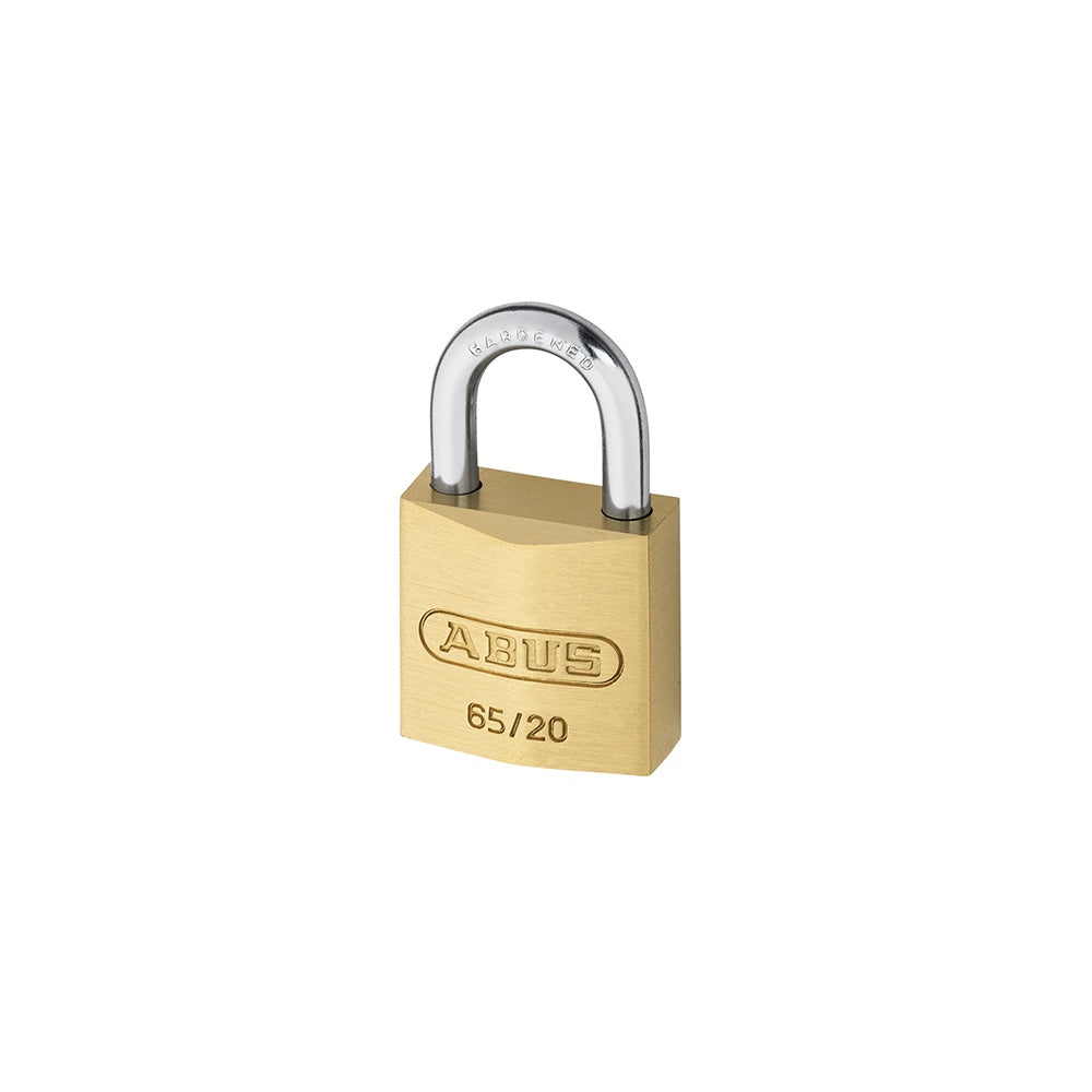 ABUS 65/20 20mm Brass Padlock Keyed 6203