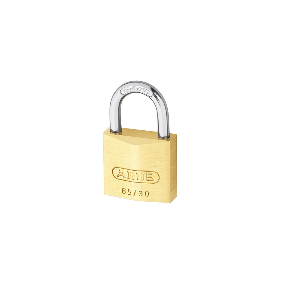 ABUS 65/30 30mm Brass Padlock Keyed 6304