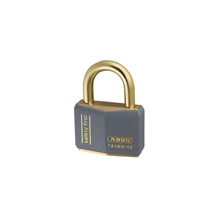ABUS T84MB/40 40mm Grey Safety First Rustproof Padlock Keyed 8405