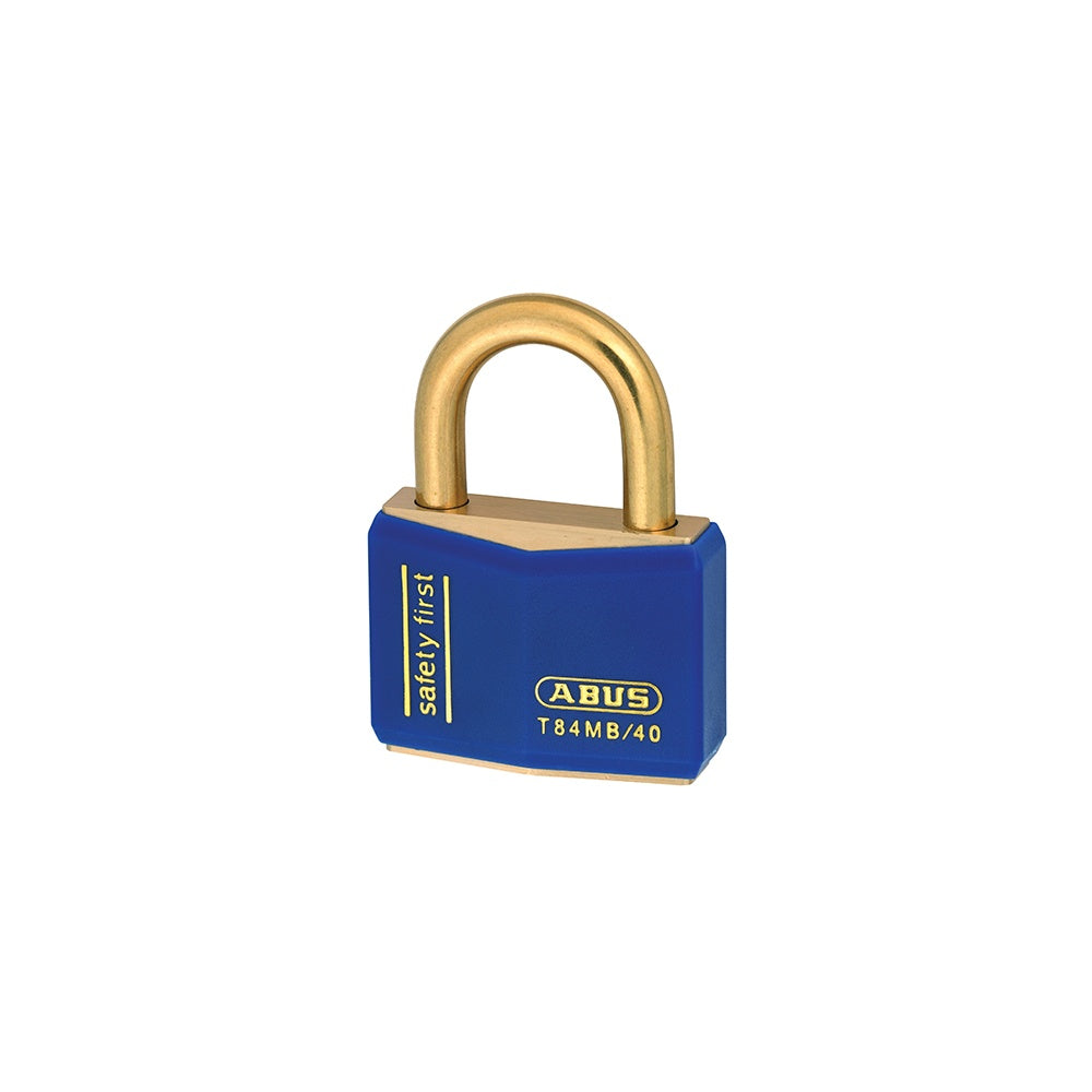 ABUS T84MB/40 40mm Blue Safety First Rustproof Padlock Keyed 8406