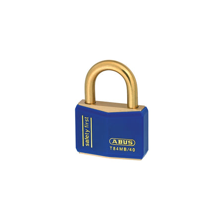 ABUS T84MB/40 40mm Blue Safety First Rustproof Padlock Keyed 8406