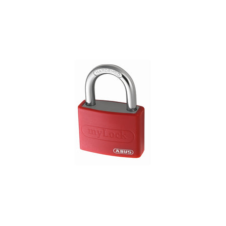 ABUS T65AL/40 40mm My Lock Aluminium Padlock Red Body Keyed 6401