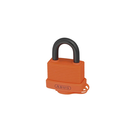 ABUS 70AL/45 45mm Aluminium Padlock Orange Keyed 6401