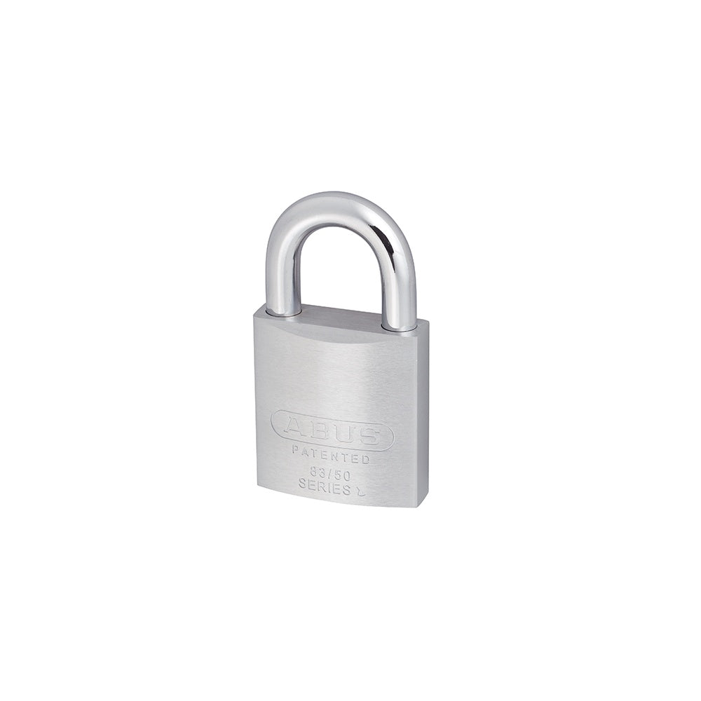 ABUS 83/50 50mm Chrome Plated Brass Padlock Keyed KA2745