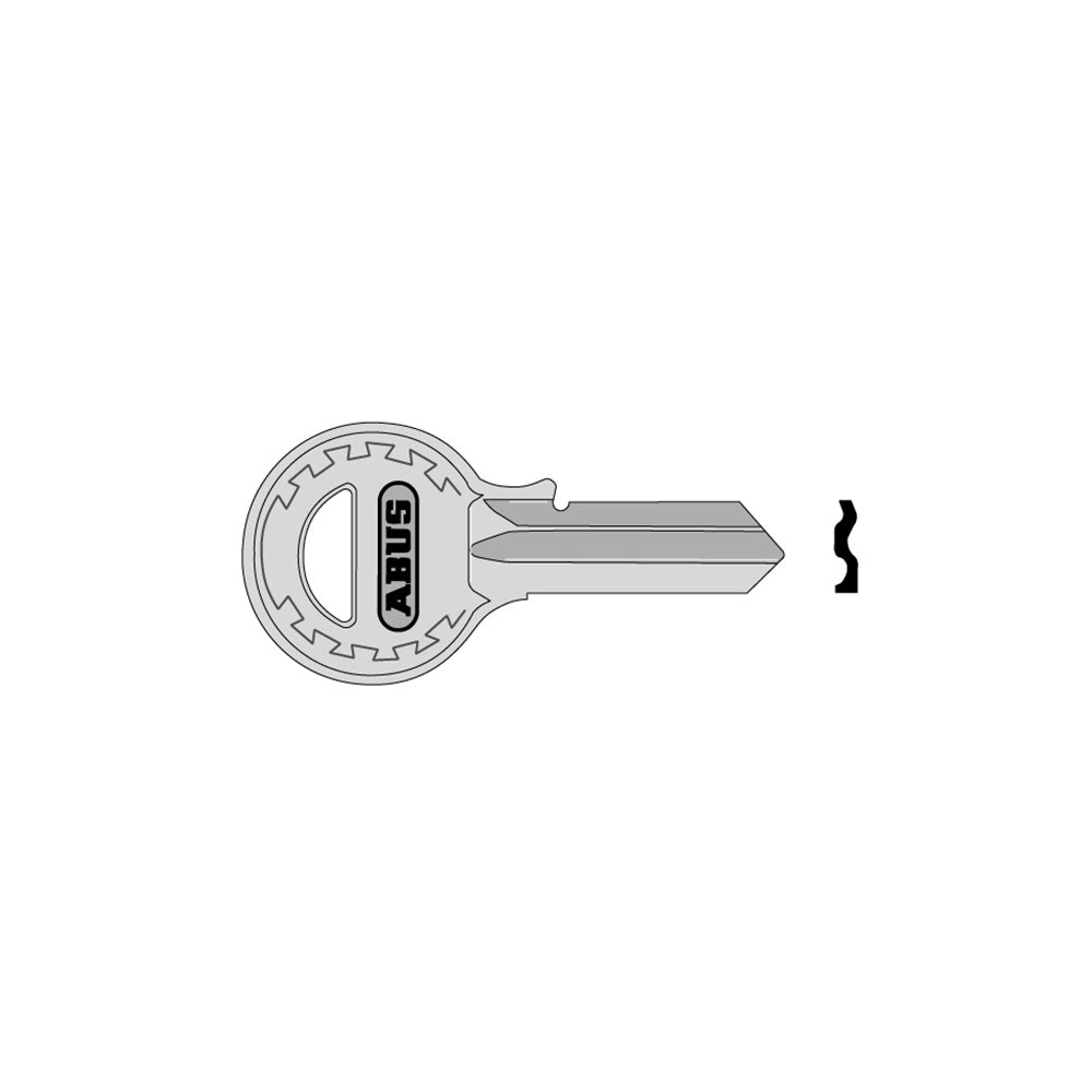 ABUS T84/40 40mm Left Hand Key Blank 08682
