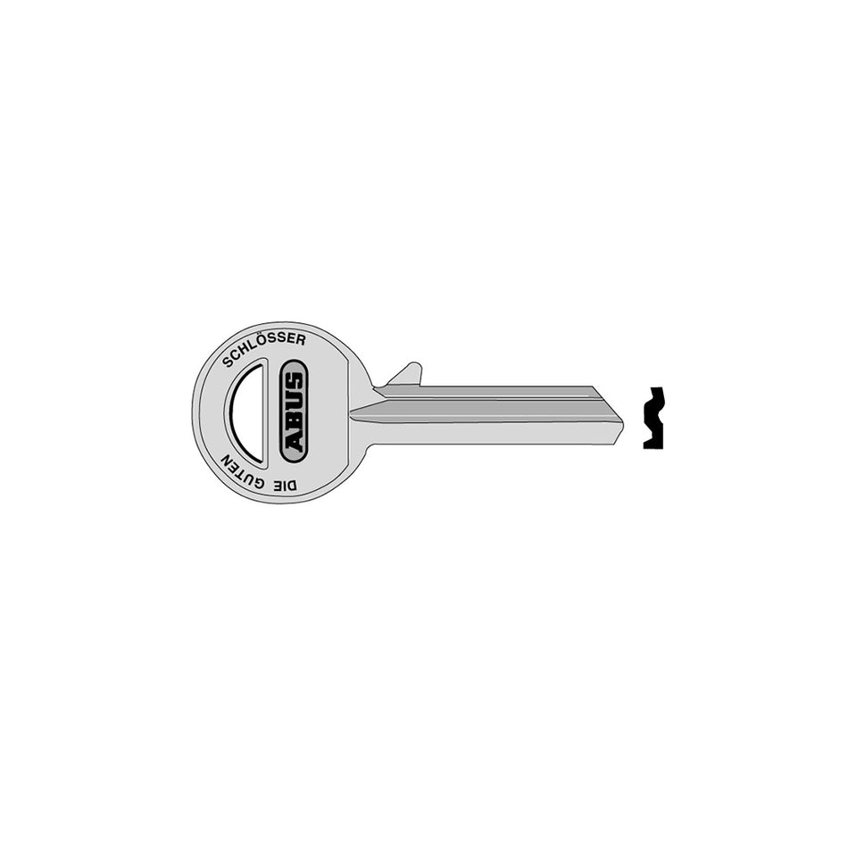 ABUS 85/40 40mm L Key Blank