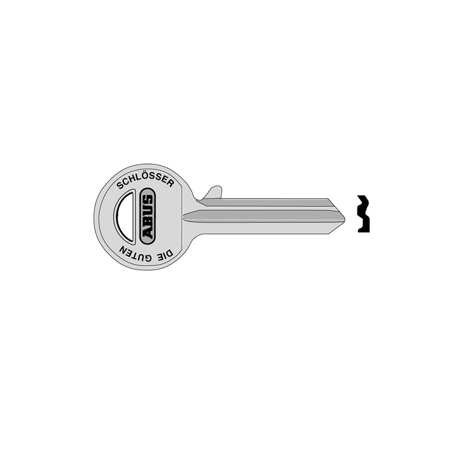 ABUS 85/50 50mm +60 Left Hand Key Blank