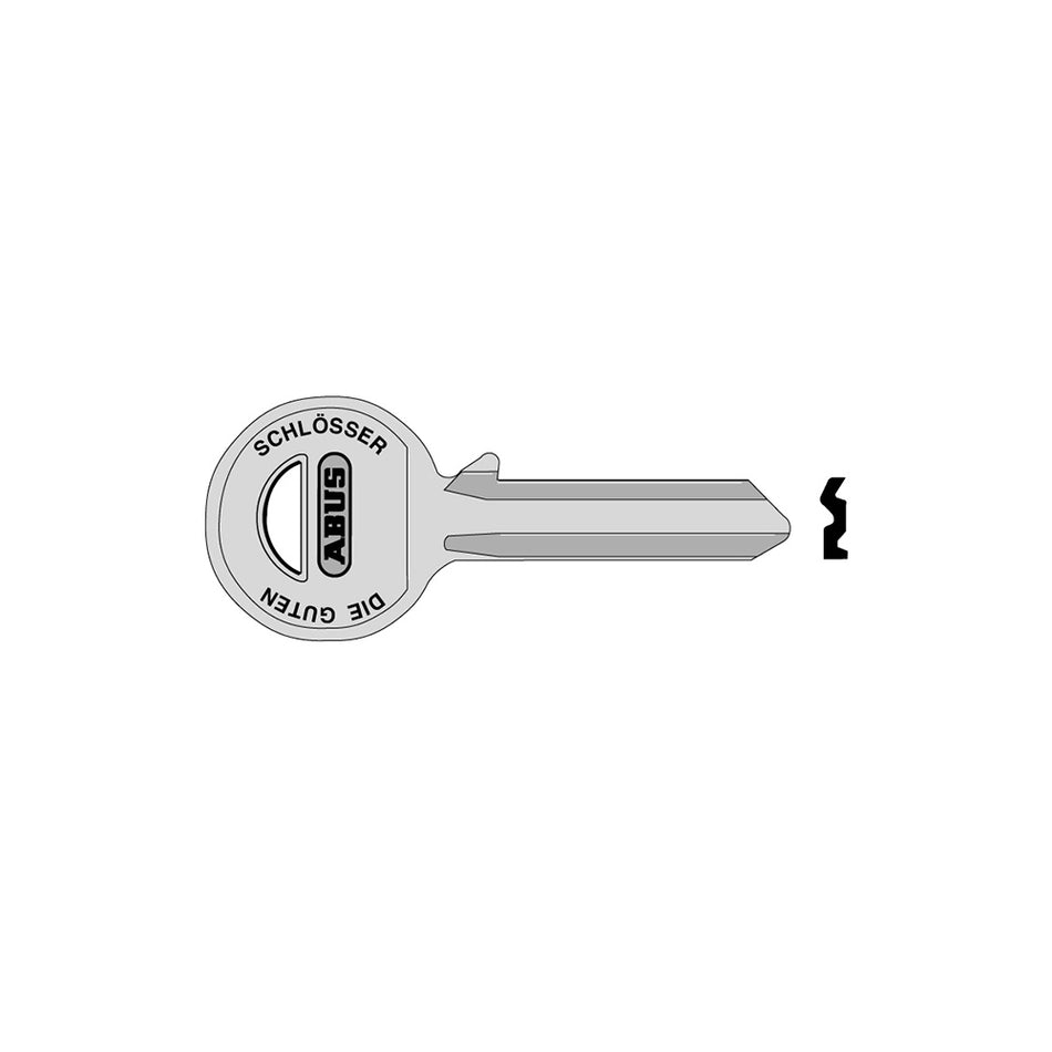 ABUS 85/50 50mm +60 Right Hand Key Blank