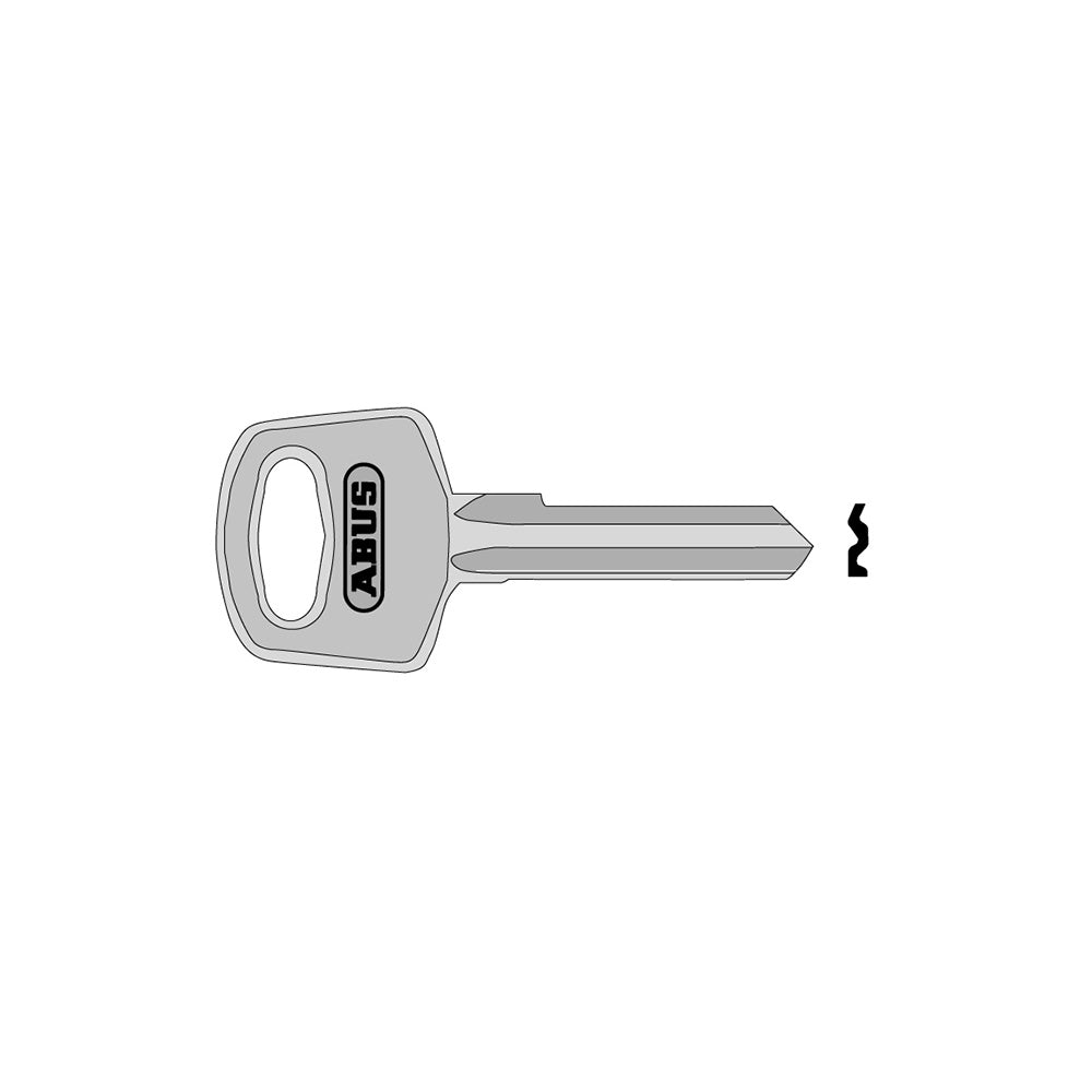 ABUS 34 Right Hand 6 Pin Key Blank