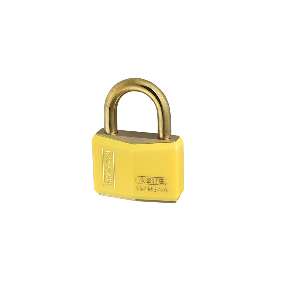 ABUS T84MB/40 40mm Yellow Safety First Rustproof Padlock