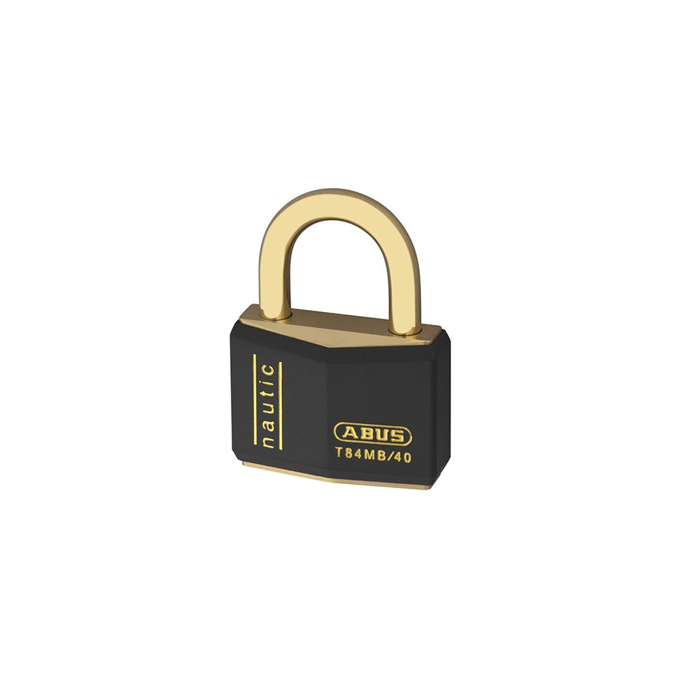 ABUS T84MB/40 40mm Black Nautic Rustproof Padlock