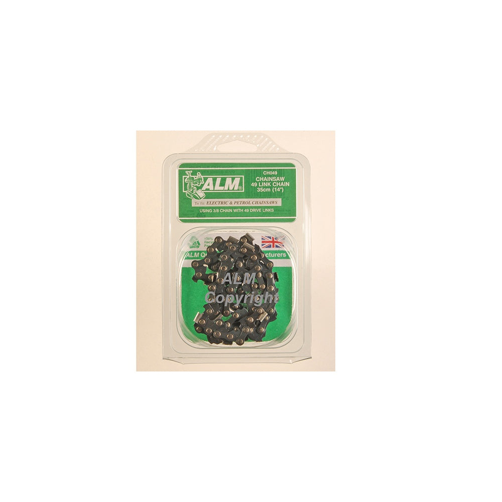 ALM Manufacturing CH049 Chainsaw Chain 3/8 in x 49 links - Fits 35 cm Bars