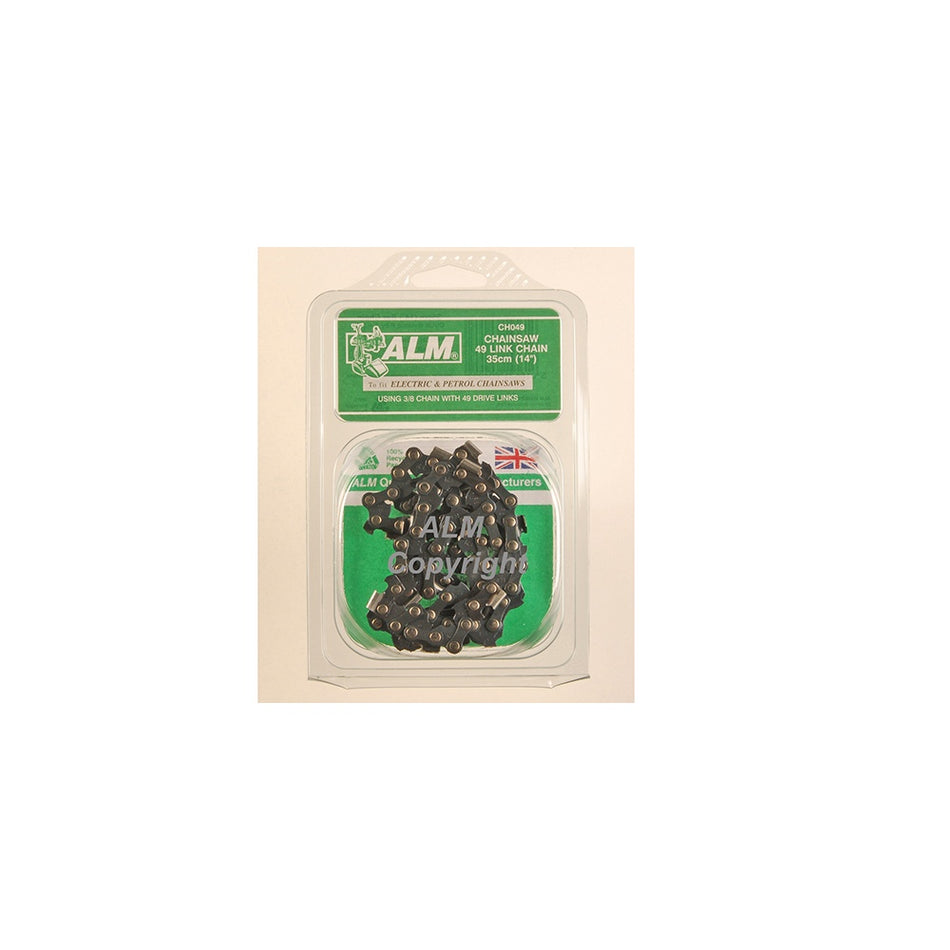 ALM Manufacturing CH049 Chainsaw Chain 3/8 in x 49 links - Fits 35 cm Bars