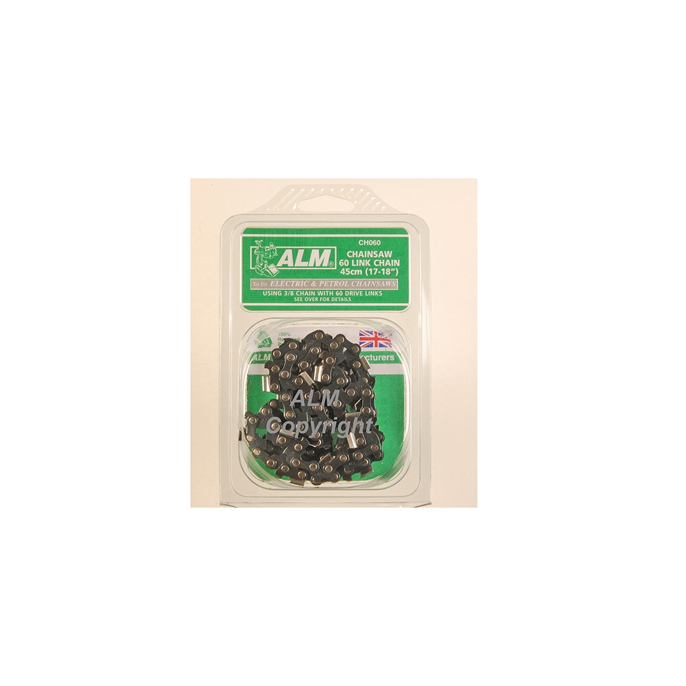 ALM Manufacturing CH060 Chainsaw Chain 3/8 in x 60 links - Fits 45 cm Bars