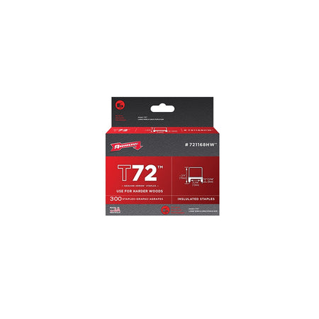 Arrow T72 Insulated Staples 5mm x 12mm Box 300