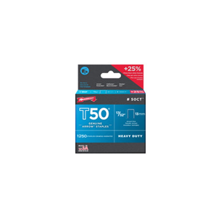 Arrow T50 Staples Ceiltile 13mm Box 1250