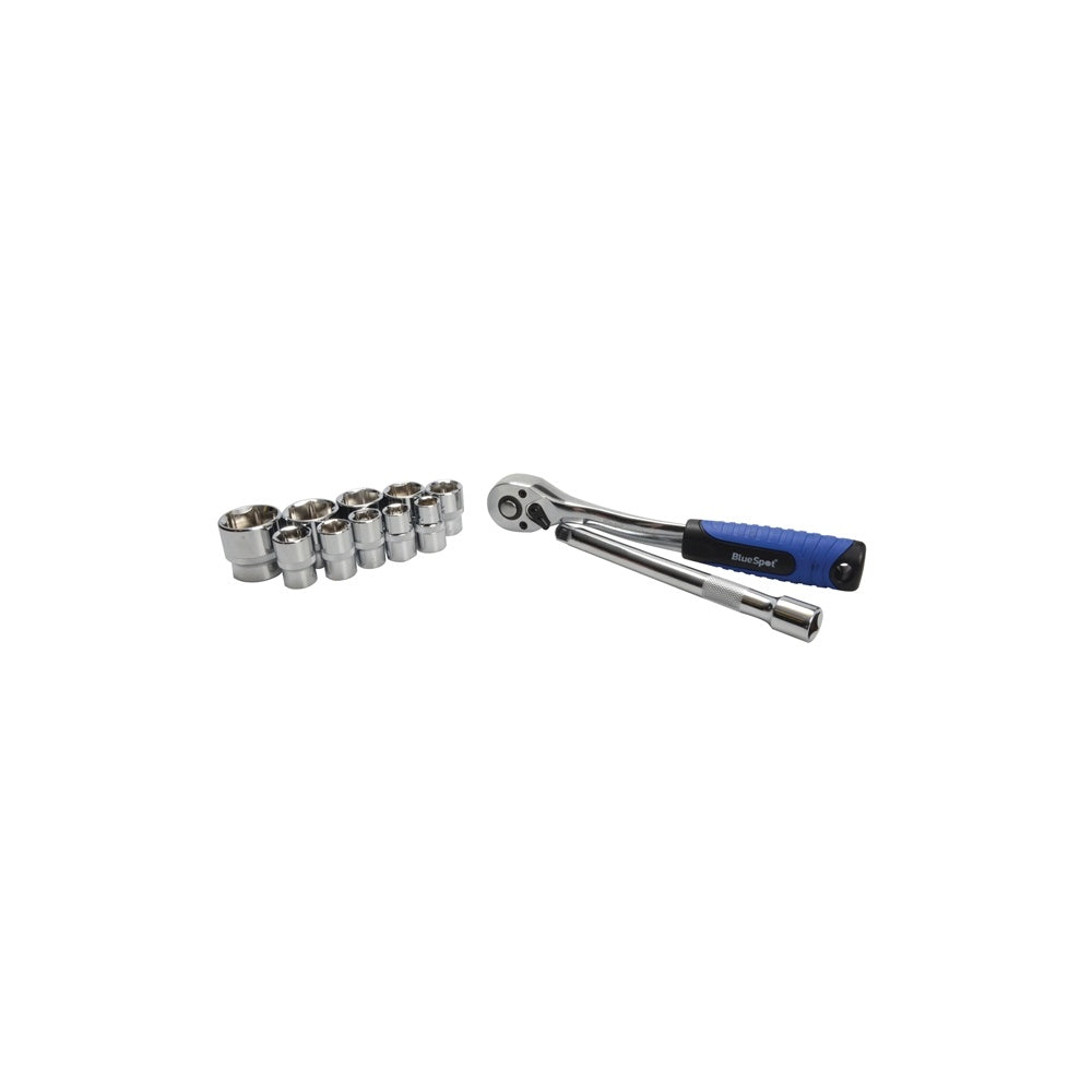 BlueSpot Tools Socket Set of 12 Metric 3/8in Drive