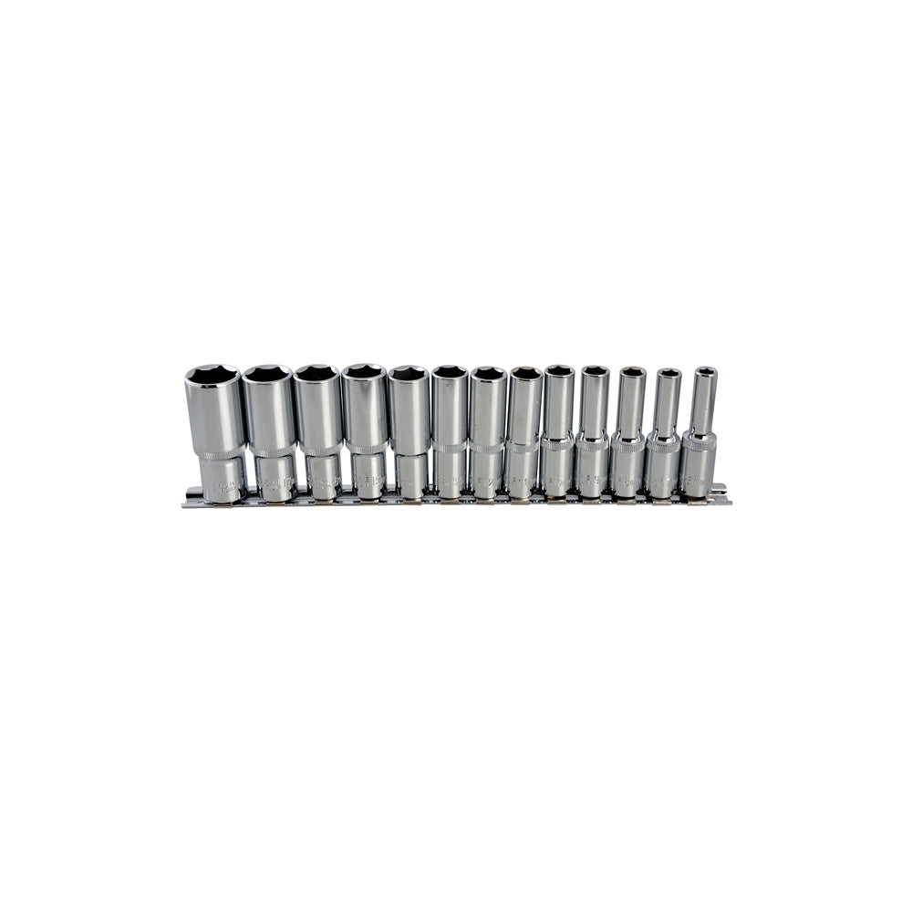BlueSpot Tools Deep Socket Set of 13 Metric 3/8in Square Drive