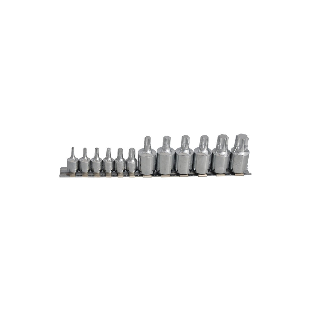 BlueSpot Tools Torx Socket Set of 12 1/4 & 3/8in Square Drive