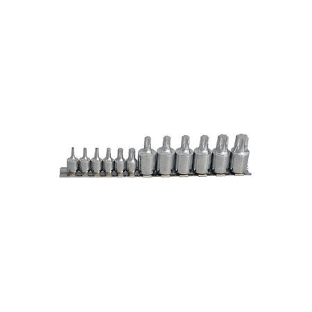 BlueSpot Tools Torx Socket Set of 12 1/4 & 3/8in Square Drive