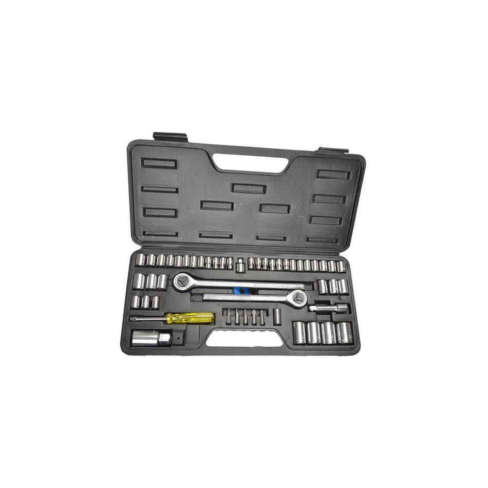 BlueSpot Tools Socket Set of 52 Metric & AF 1/4, 3/8 & 1/2in Drive