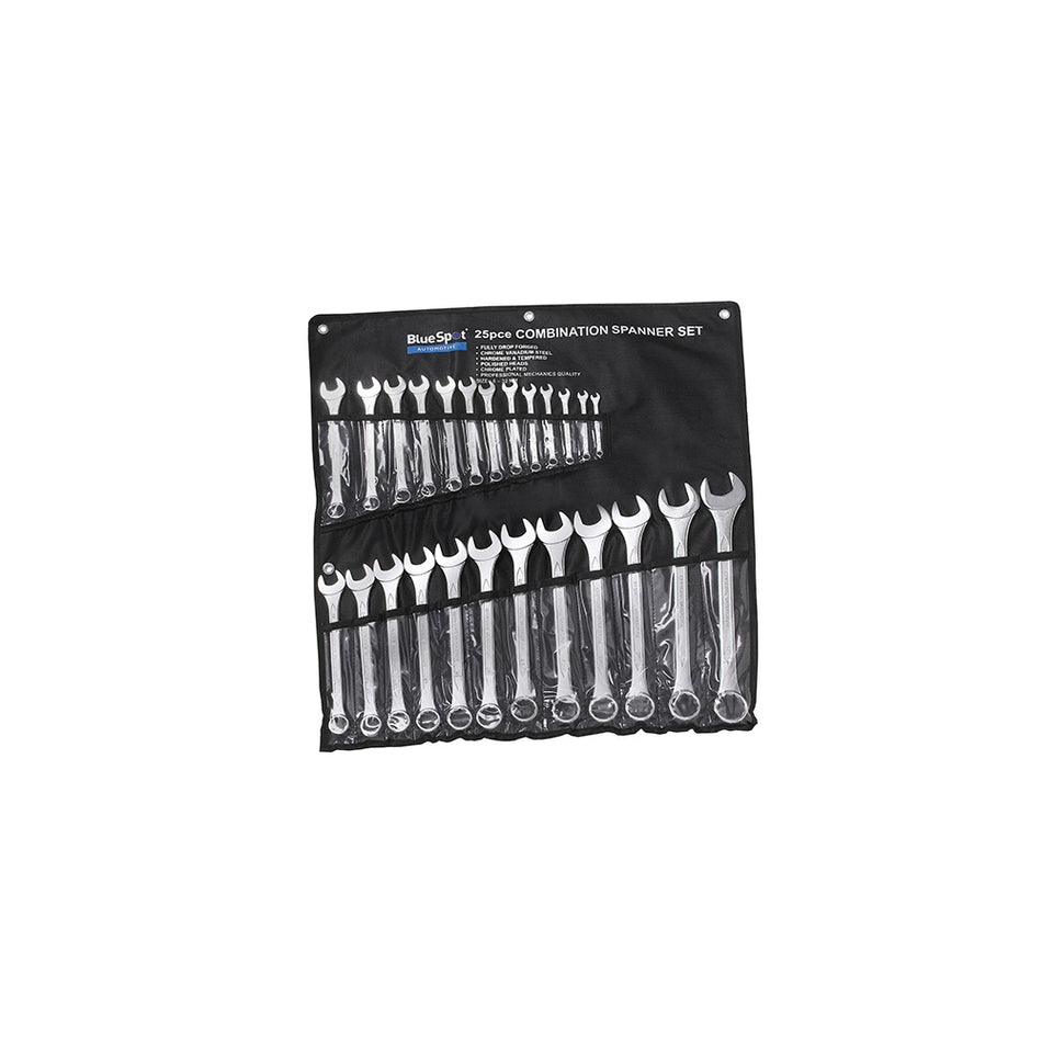 BlueSpot Tools Combination Spanner Set of 25 Metric 6 to 32mm