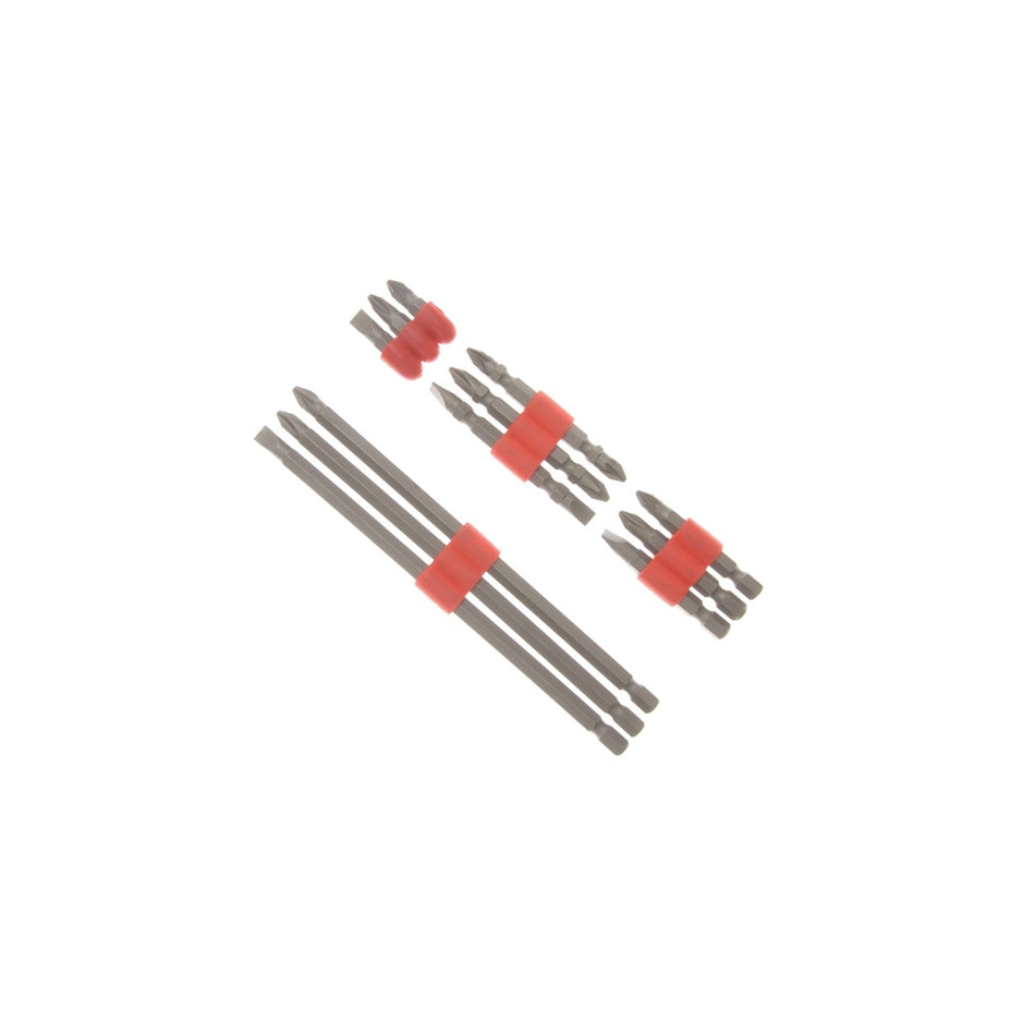BlueSpot Tools Power Bit Set Std / Long 12 Piece